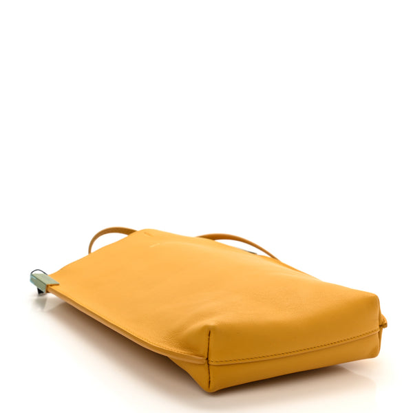 YVES SAINT LAURENT Yellow Leather Shoulder Bag